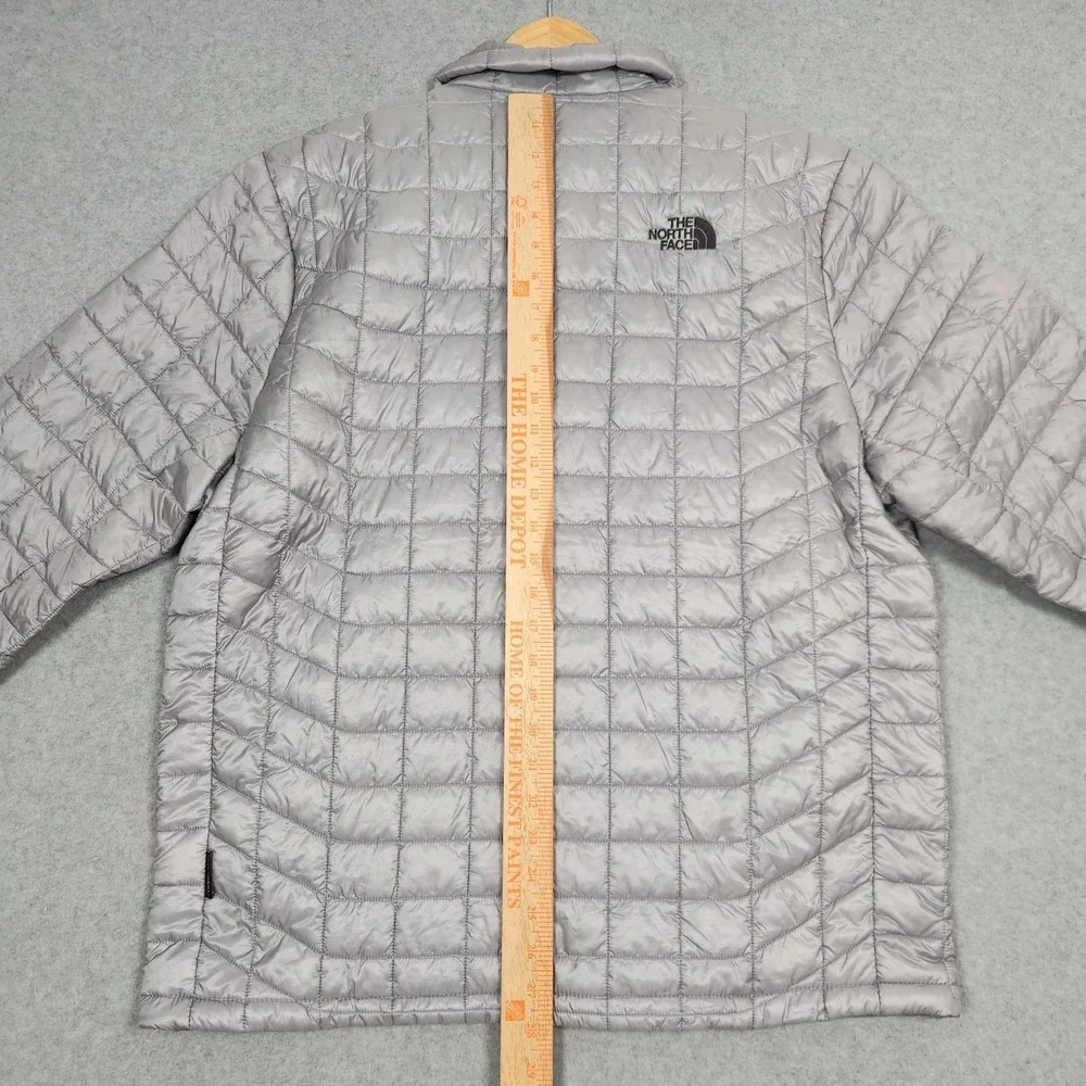 The North Face Jacket Mens Large Gray Thermoball Eco Insulated Puffer Packable